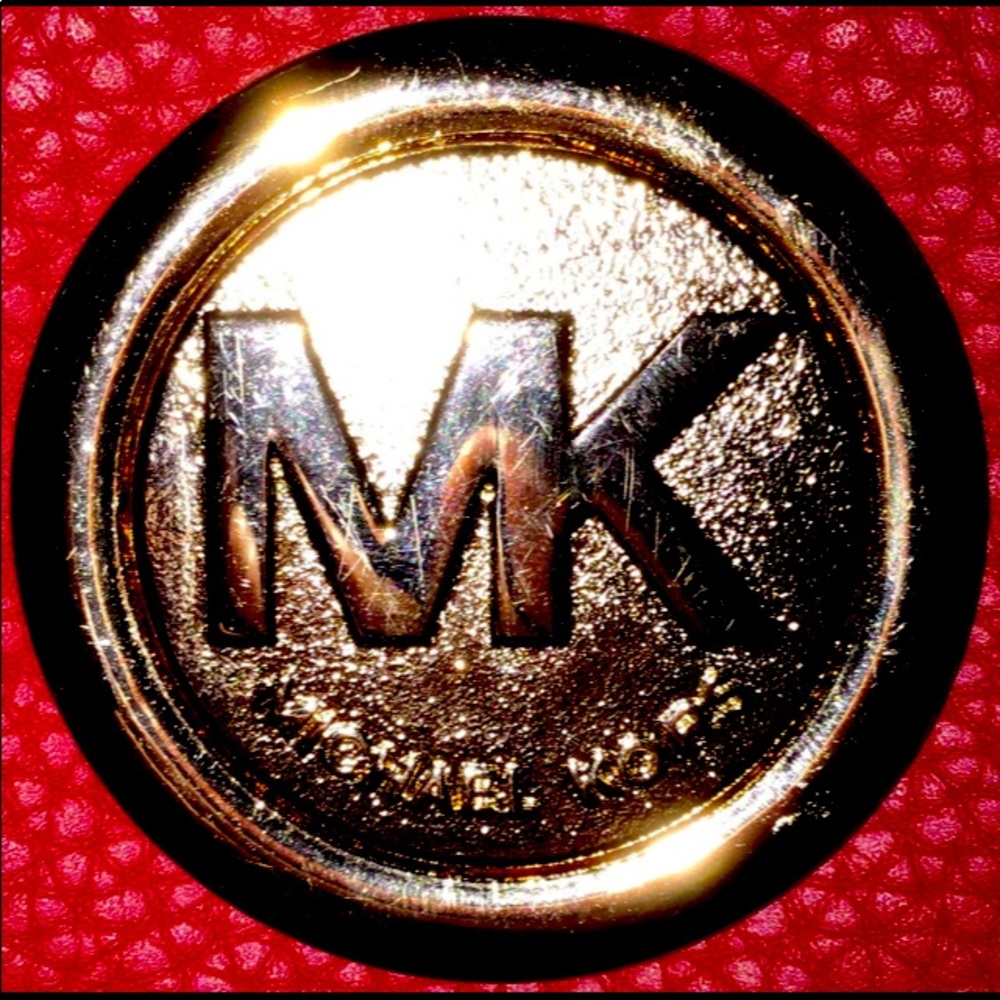 Michael Kors Red & Gold Wrislet Wallet for Women